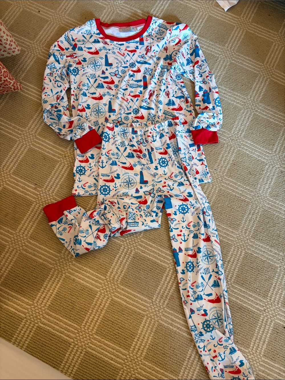 Youth XL Nantucket Christmas pajamas from TownPool